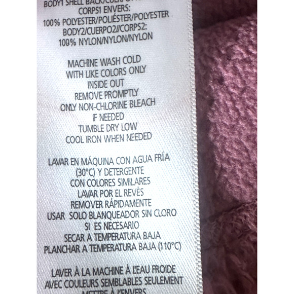 Calvin Klein Performance Fleece Fall‎ Pullover Quarter Zip Pullover Burgundy - Picture 13 of 16